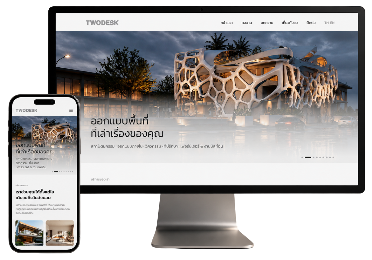 เว็บออกแบบพื้นที่ / สถาปัตยกรรม